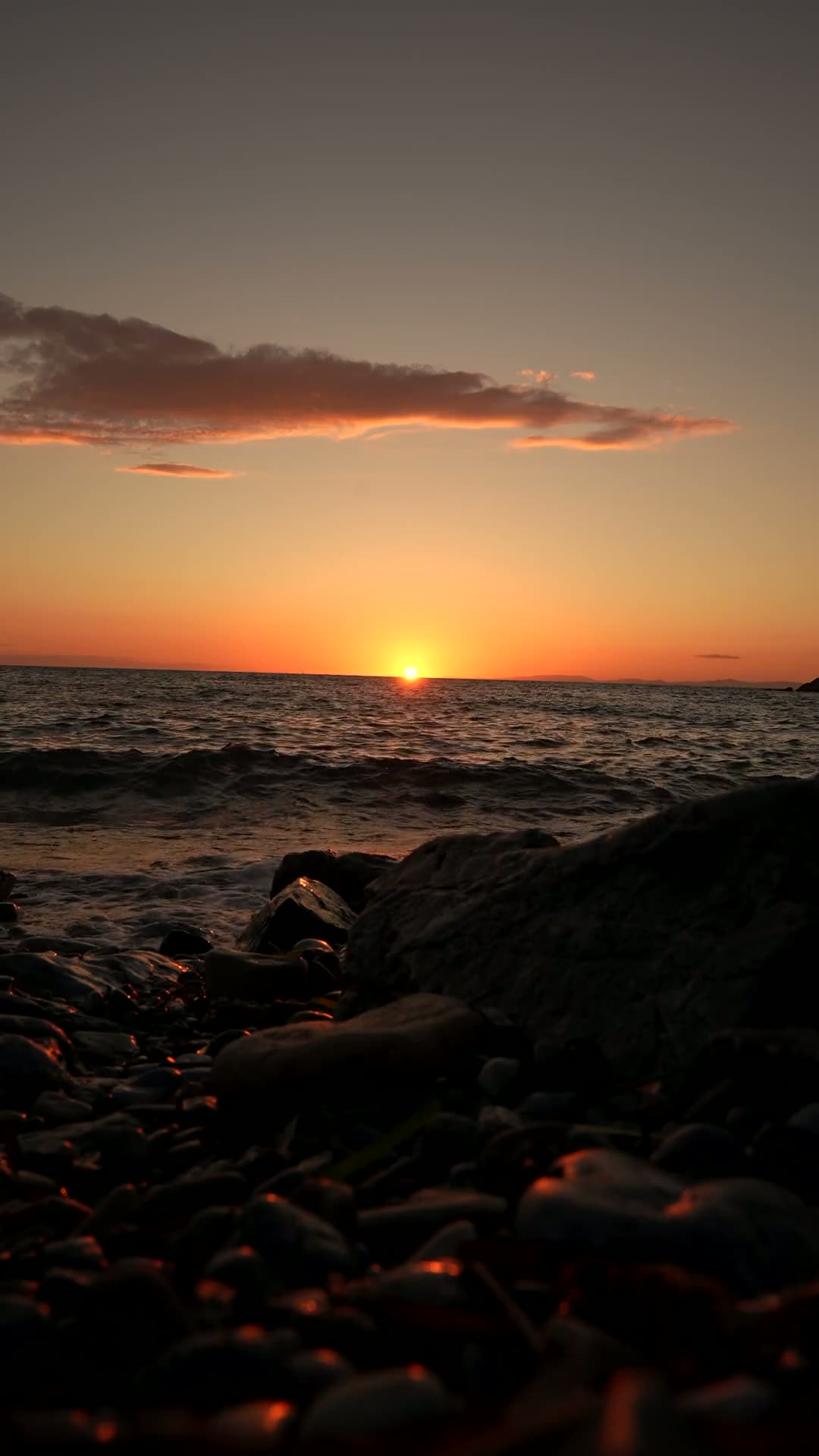 Horizonte infinito sobre o oceano